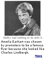 In 1928, Amelia Earhart became the first woman to fly across the Atlantic. But, not knowing how to fly a multi-engine plane, she rode in the back as a passenger. Nobody remembers the names of the two male pilots, Wilmer Stultz and Louis Gordon.